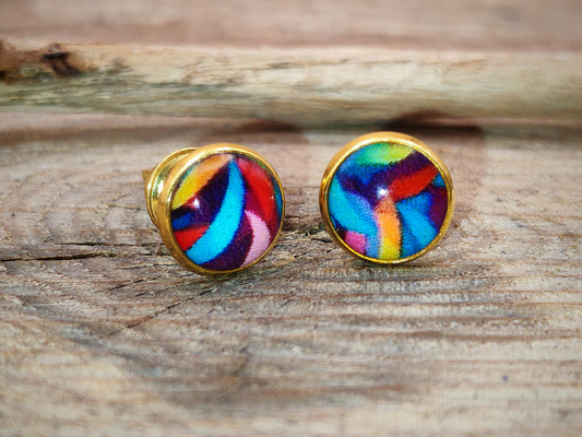 Clous cabochon de 6 mm – Spirale vitaminée
