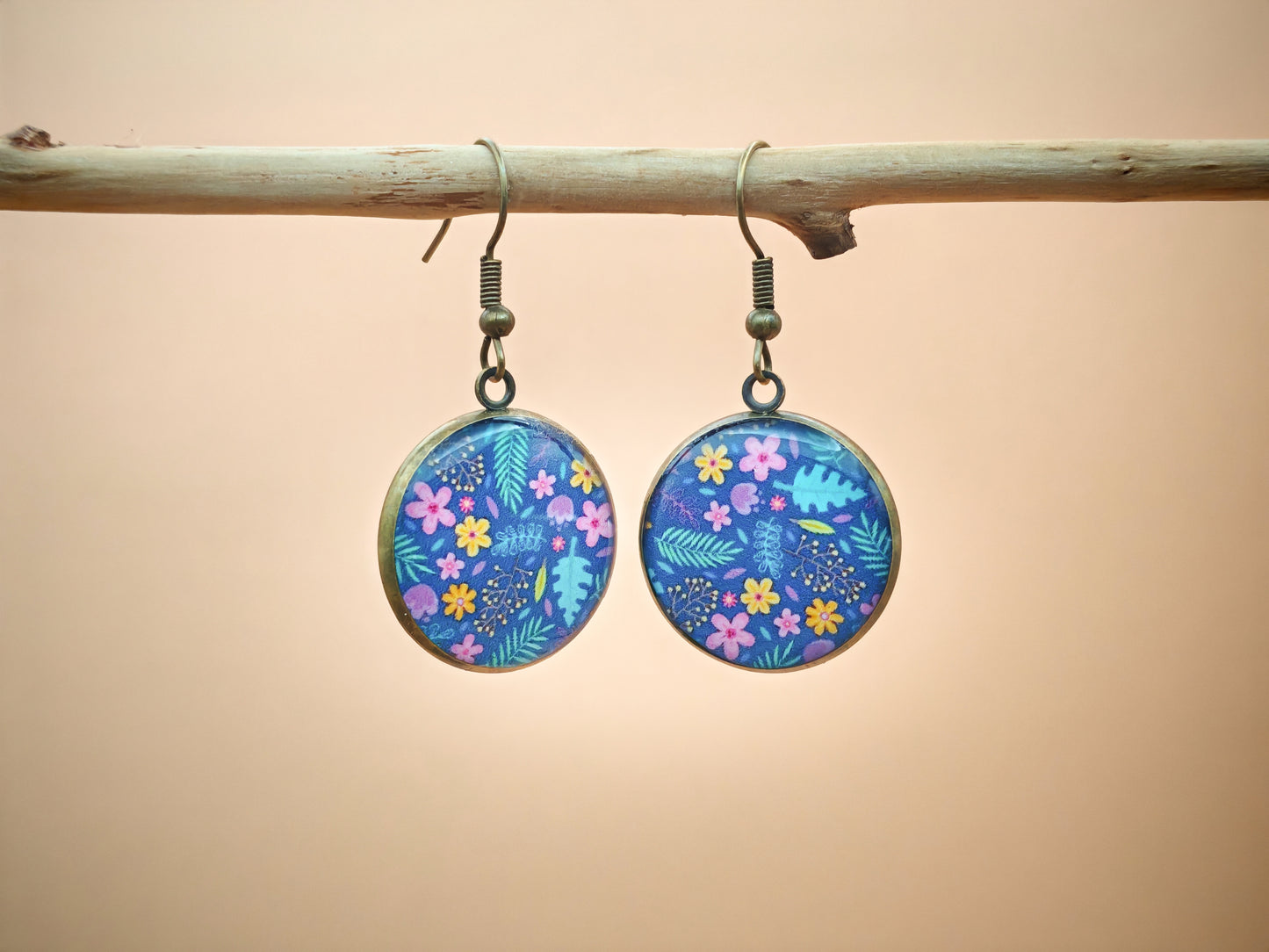 Boucles d’oreilles – Nuit florale