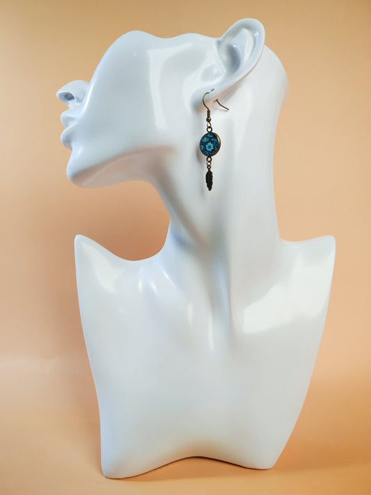 Boucles d’oreilles – Nuit florale