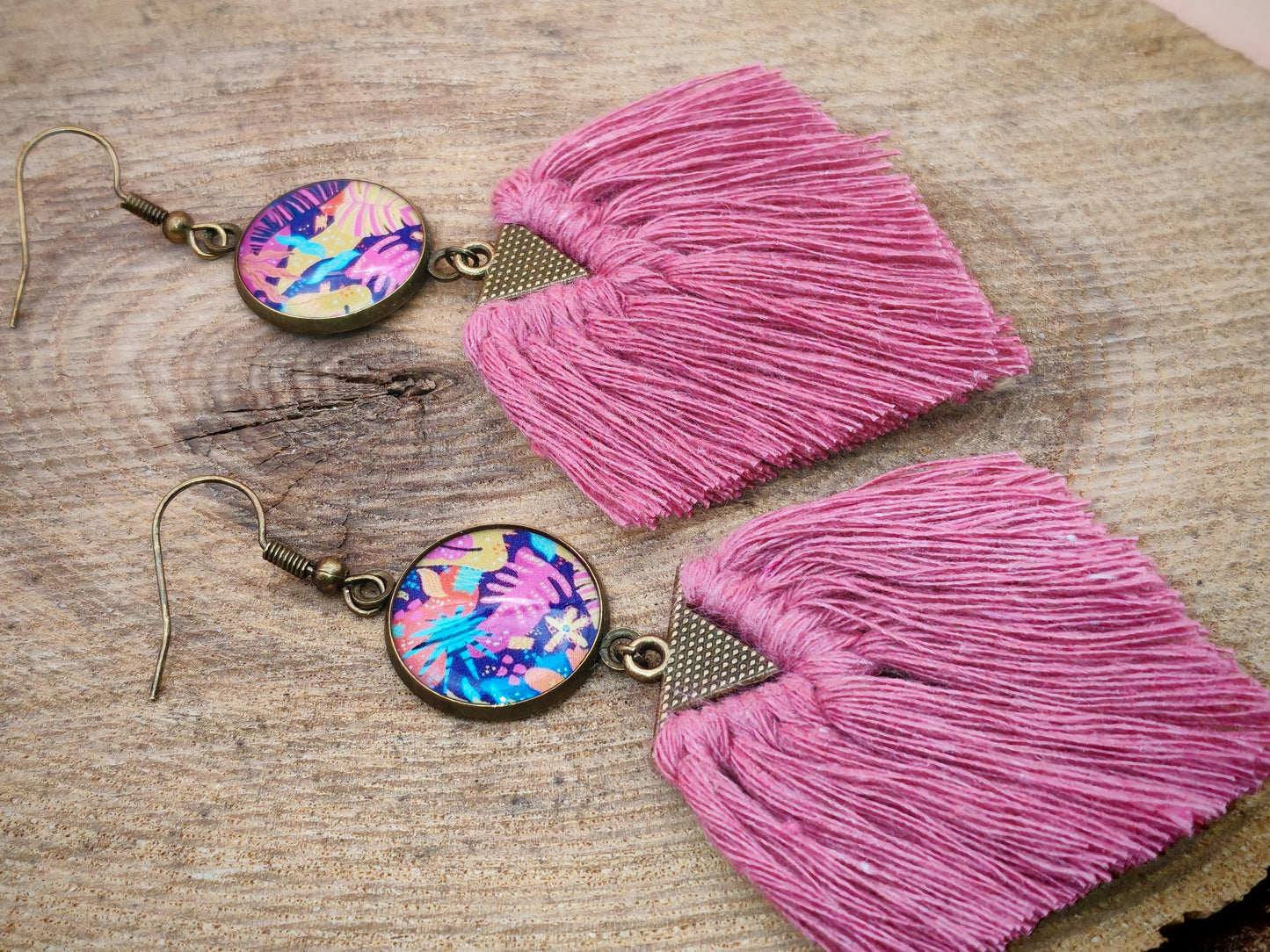 Boucles d'oreilles – Jungle électrique