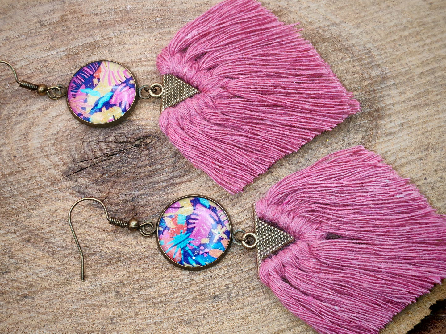 Boucles d'oreilles – Jungle électrique