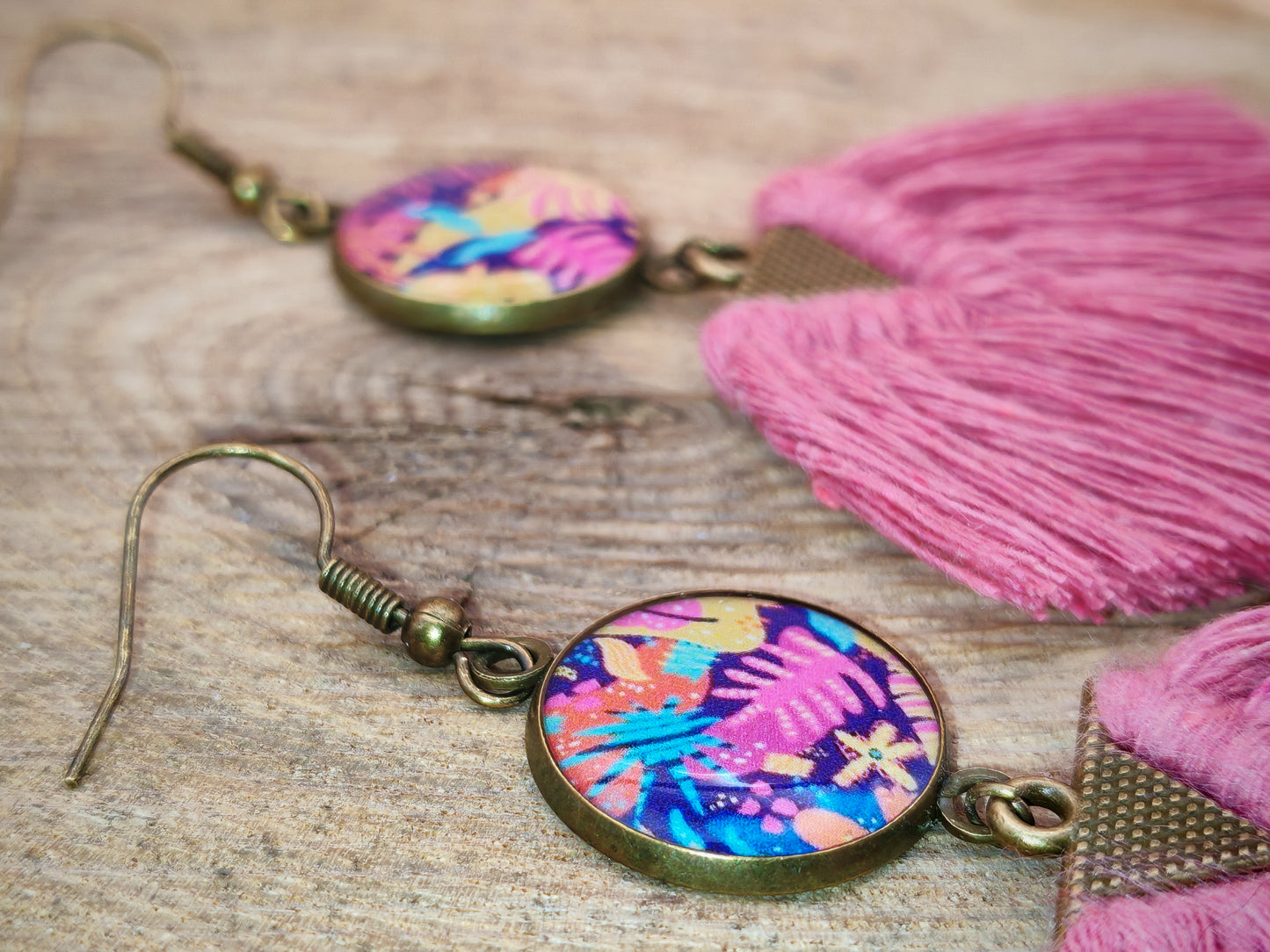 Boucles d'oreilles – Jungle électrique