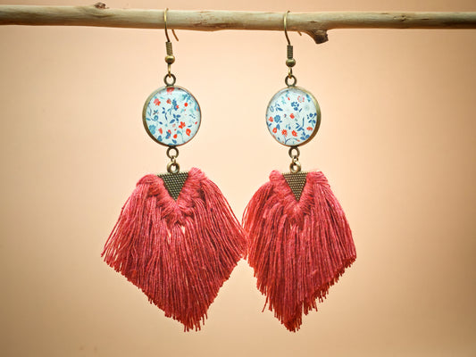 Boucles d'oreilles – Herbier poétique