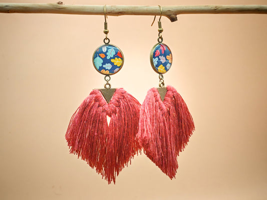 Boucles d'oreilles – Chute en couleurs