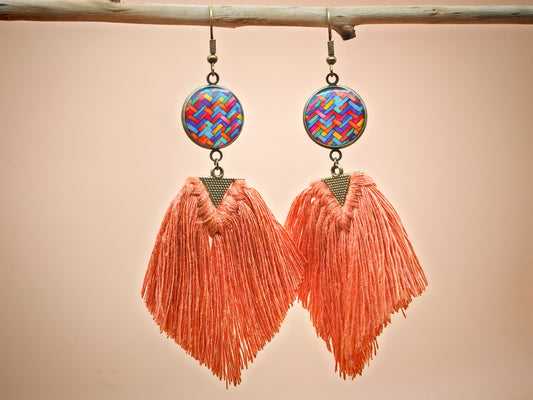 Boucles d'oreilles – Trame solaire