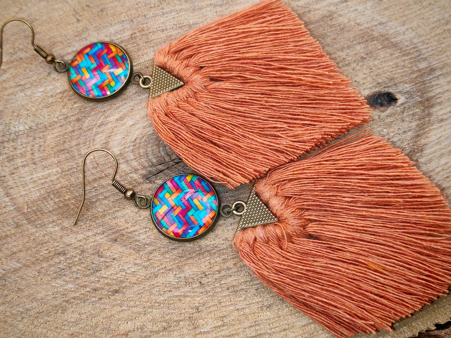 Boucles d'oreilles – Trame solaire
