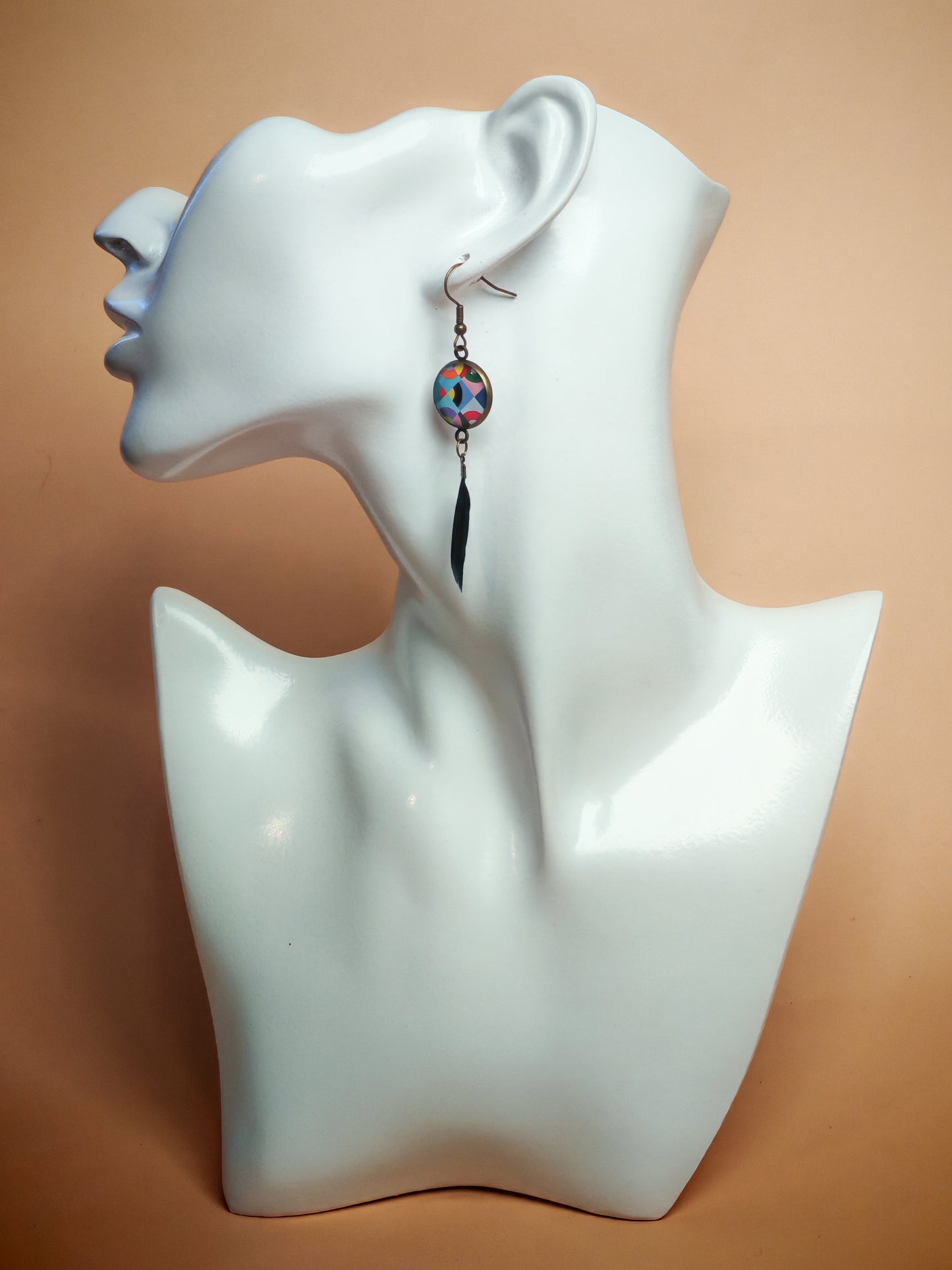 Boucles d'oreilles – Rétro graphique