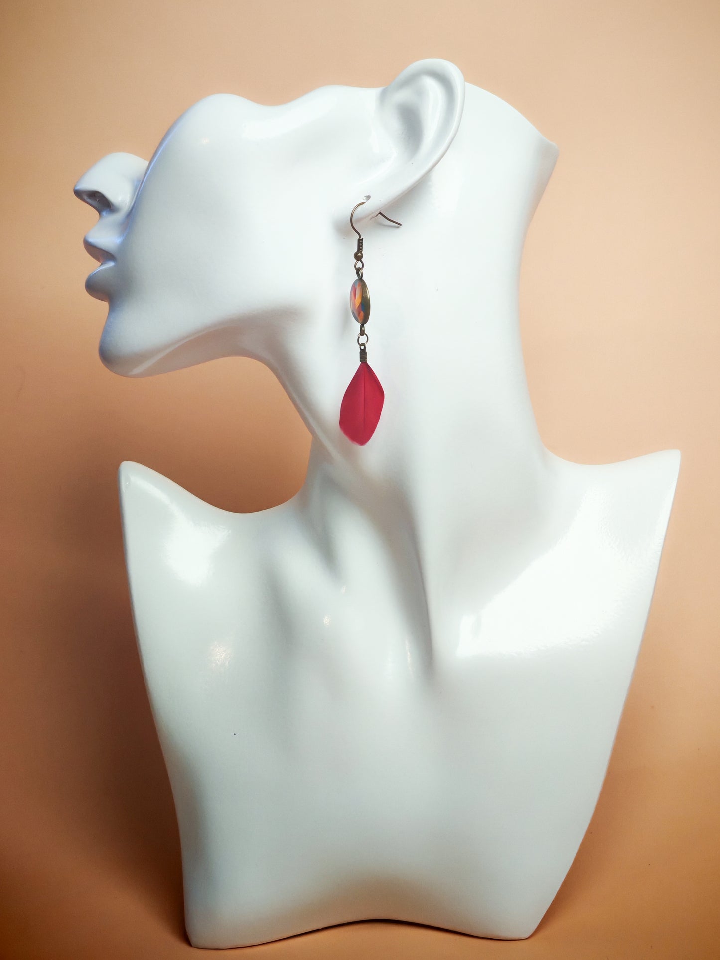 Boucles d'oreilles – Chevron flamboyant