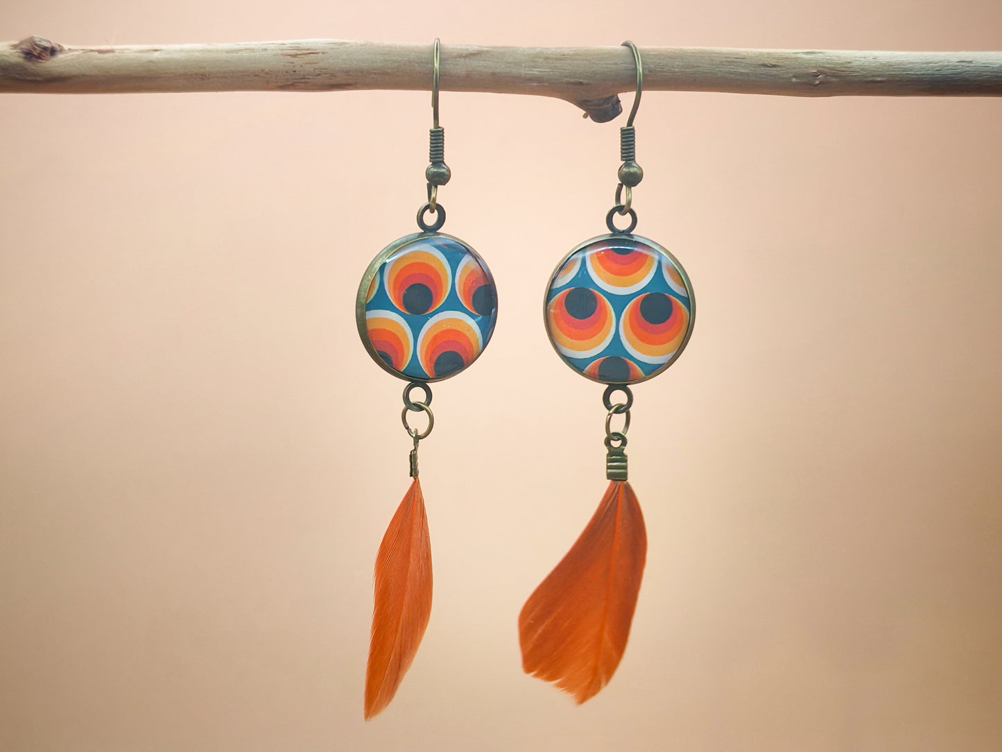 Boucles d'oreilles – Soleil des seventies