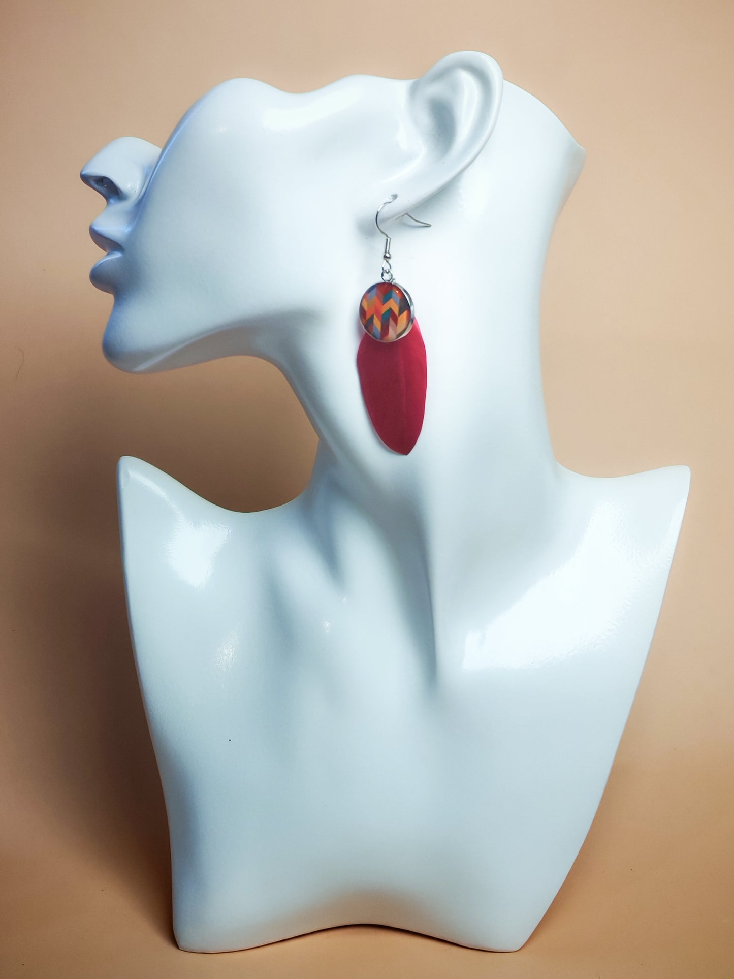 Boucles d'oreilles – Flammes colorées