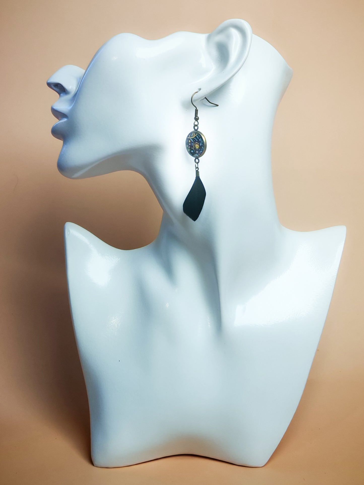 Boucles d'oreilles – Abstraction nocturne