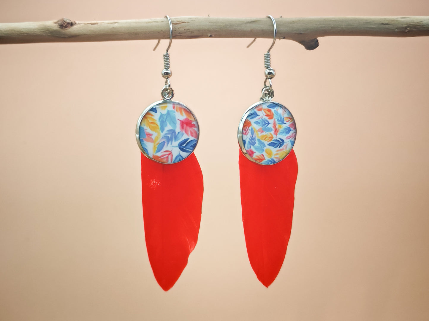 Boucles d'oreilles – Jardin flamboyant
