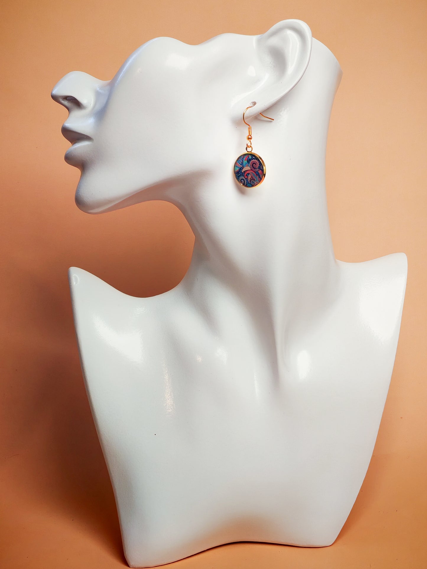 Boucles d’oreilles – Tourbillon d'azur