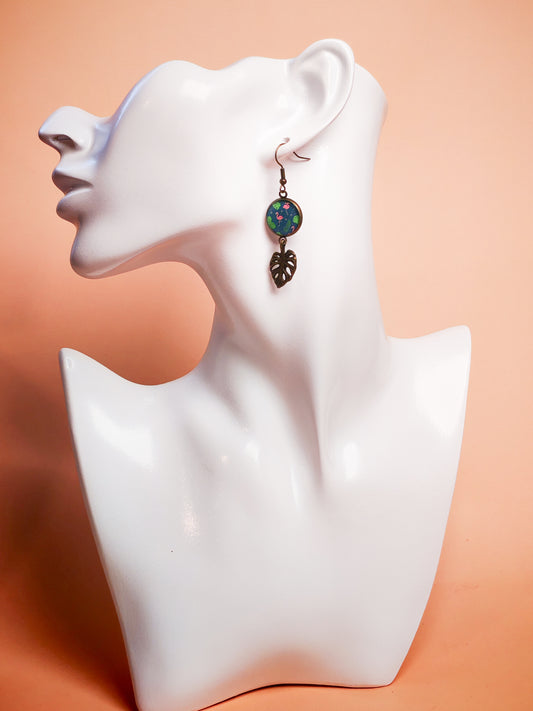 Boucles d’oreilles – Flamants tropicaux