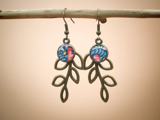 Boucles d’oreilles – Jardin suspendu
