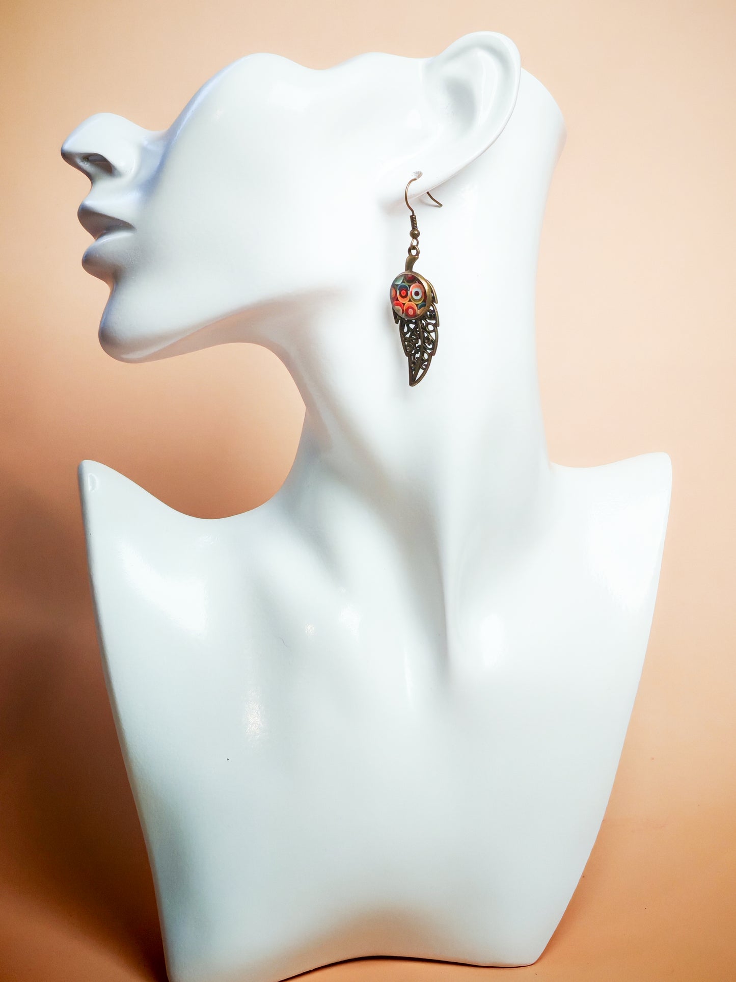 Ensemble bracelet + boucles d’oreilles – Cercles rétro