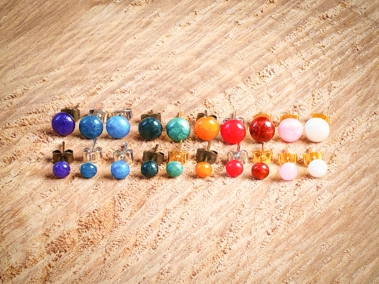 Clous d'oreilles - Reflets précieux