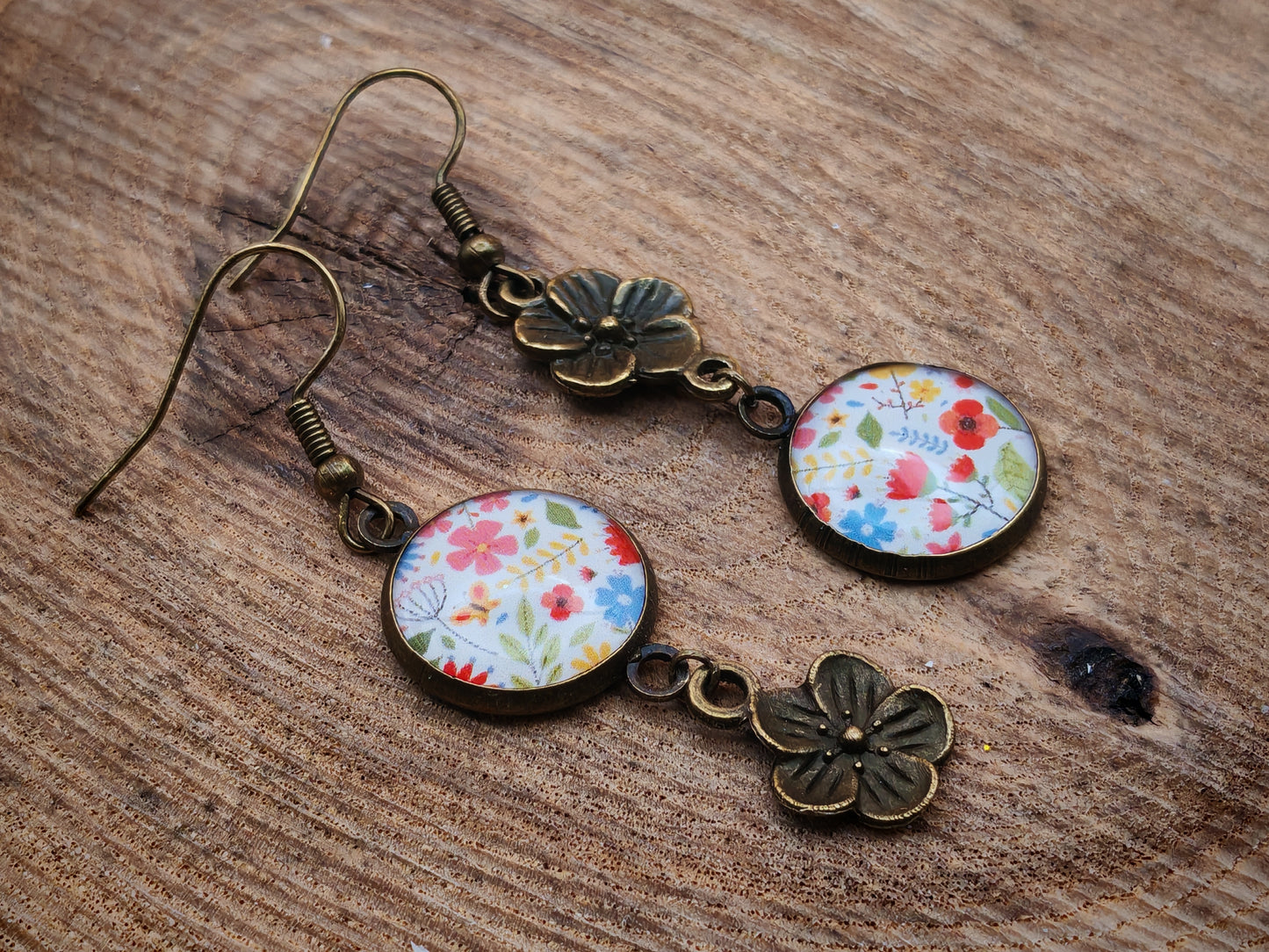 Boucles d'oreilles – Prairie enchantée