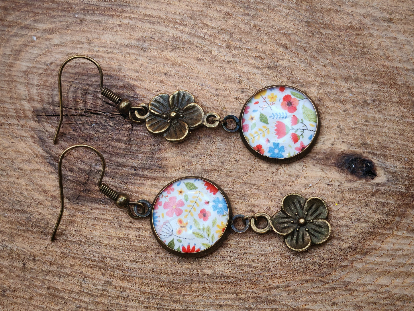 Boucles d'oreilles – Prairie enchantée