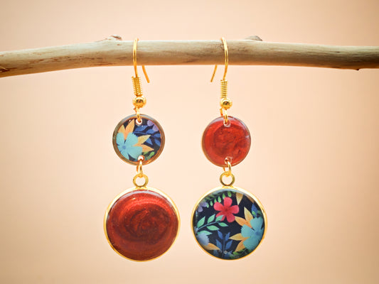 Boucles d'oreilles – Nuit tropicale