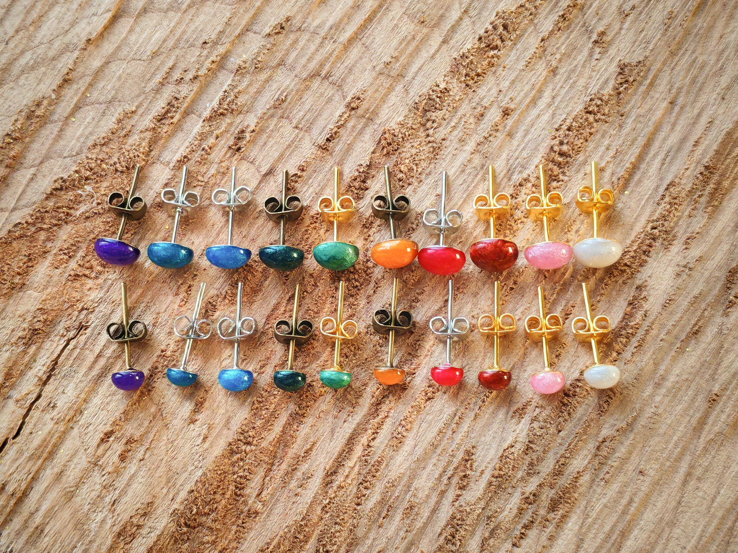 Clous d'oreilles - Reflets précieux