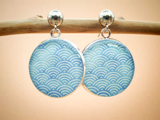 Boucles d’oreilles – Écume céleste