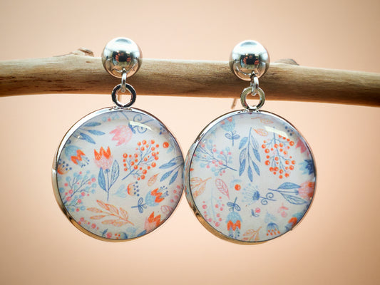 Boucles d’oreilles – Herbiers poétiques