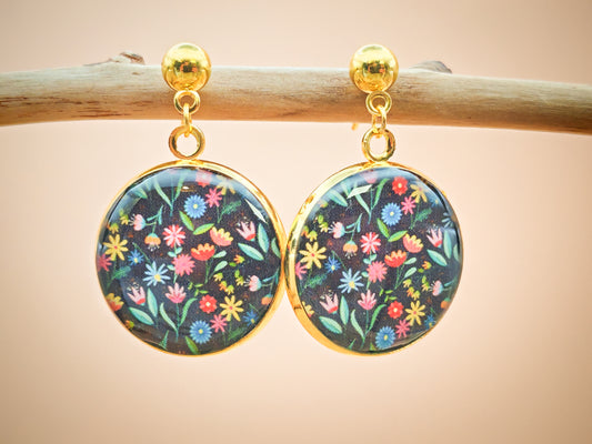 Boucles d’oreilles – Clairière enchantée