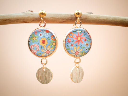 Boucles d’oreilles – Champs en fête