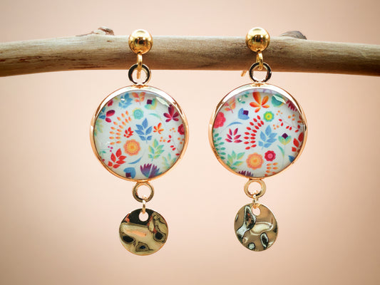 Boucles d’oreilles – Éveil des fleurs