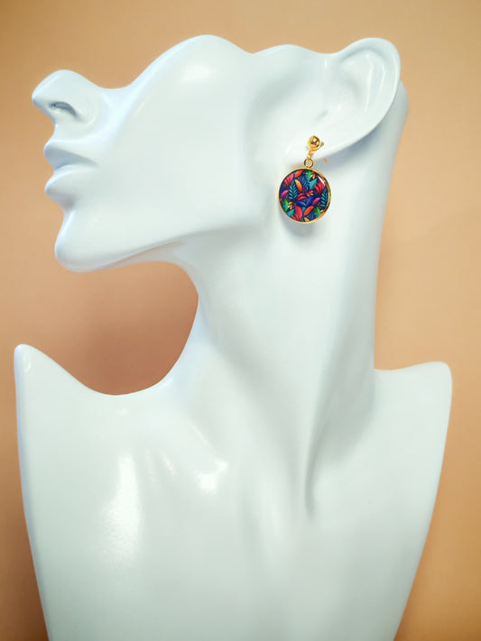 Boucles d’oreilles – Jungle lumineuse