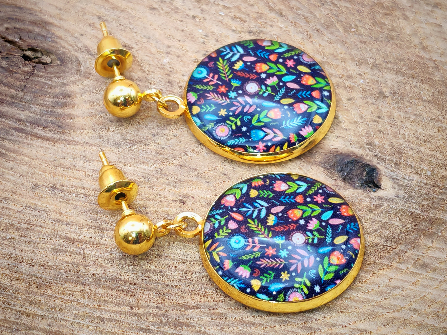 Boucles d’oreilles – Jardin merveilleux