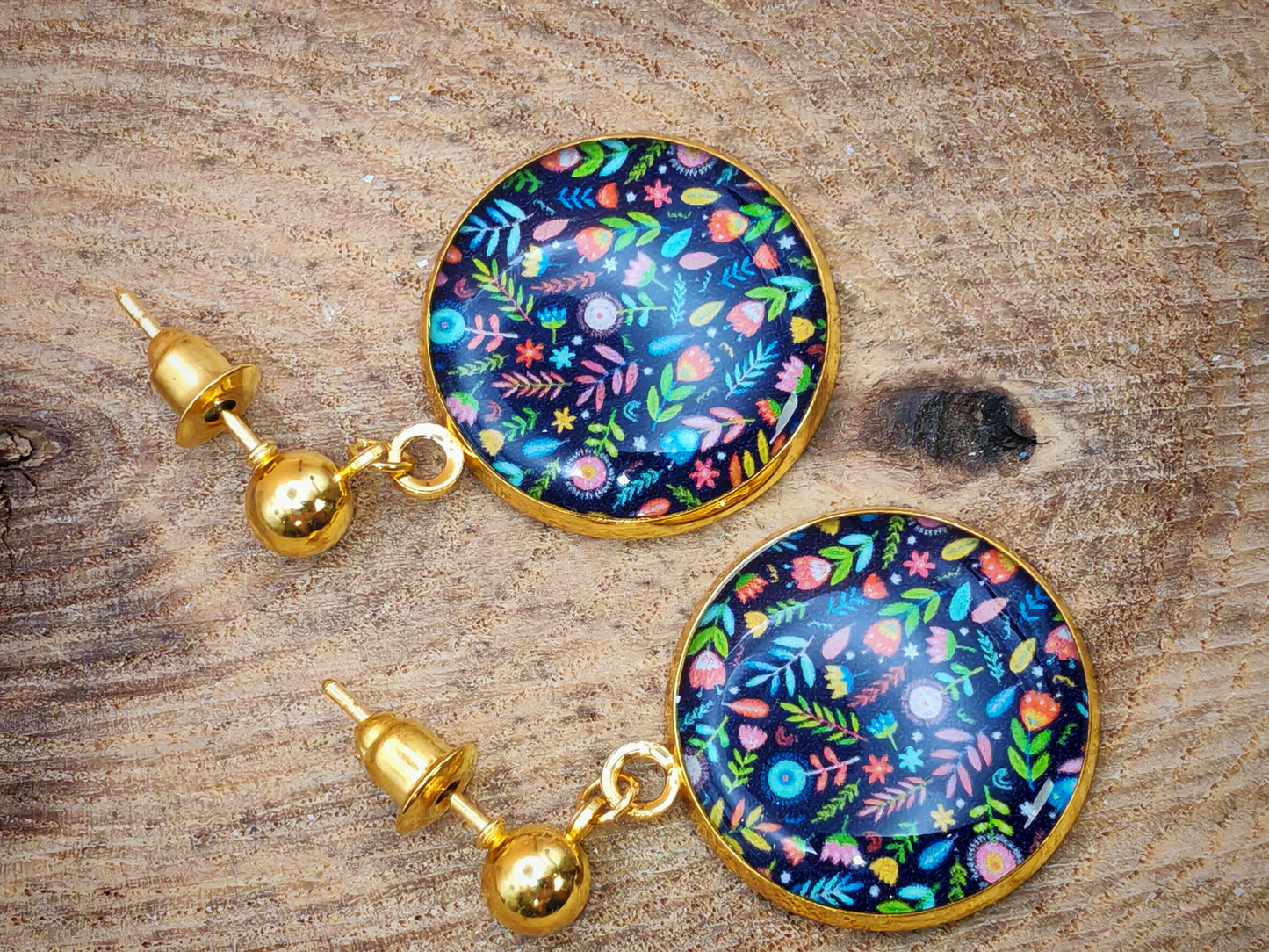 Boucles d’oreilles – Jardin merveilleux