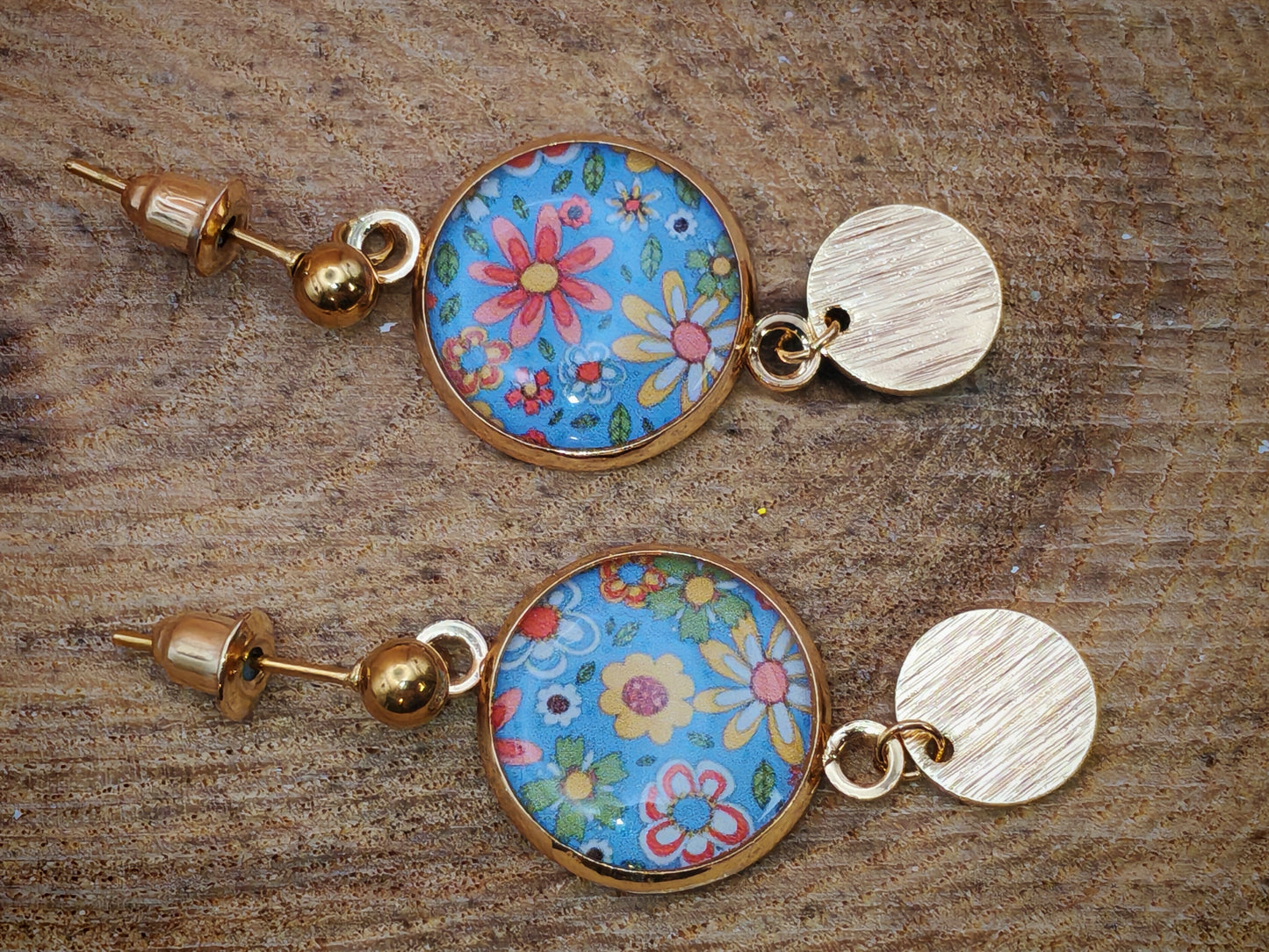 Boucles d’oreilles – Champs en fête