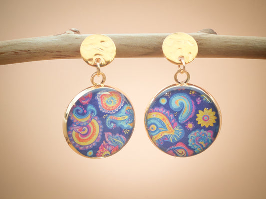 Boucles d’oreilles – Tourbillon Bohème