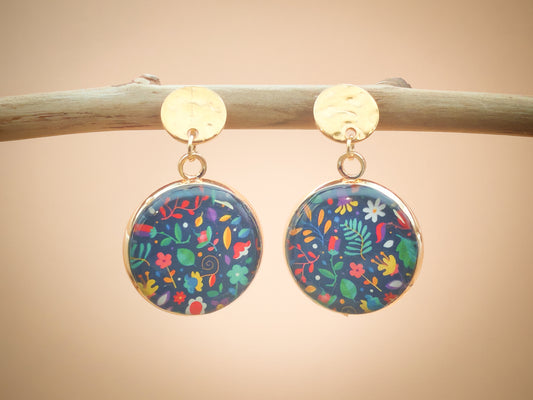 Boucles d’oreilles – Sous-bois enchanté