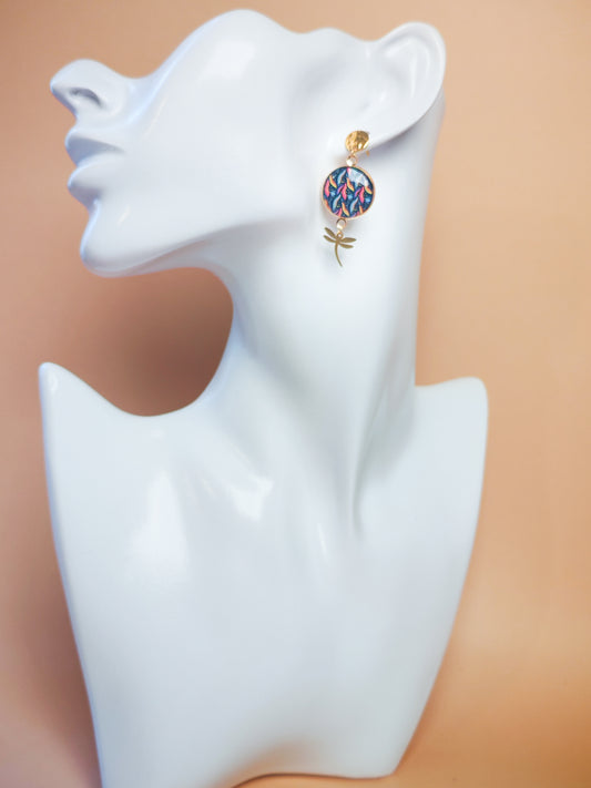 Boucles d’oreilles – Danse nocturne des libellules