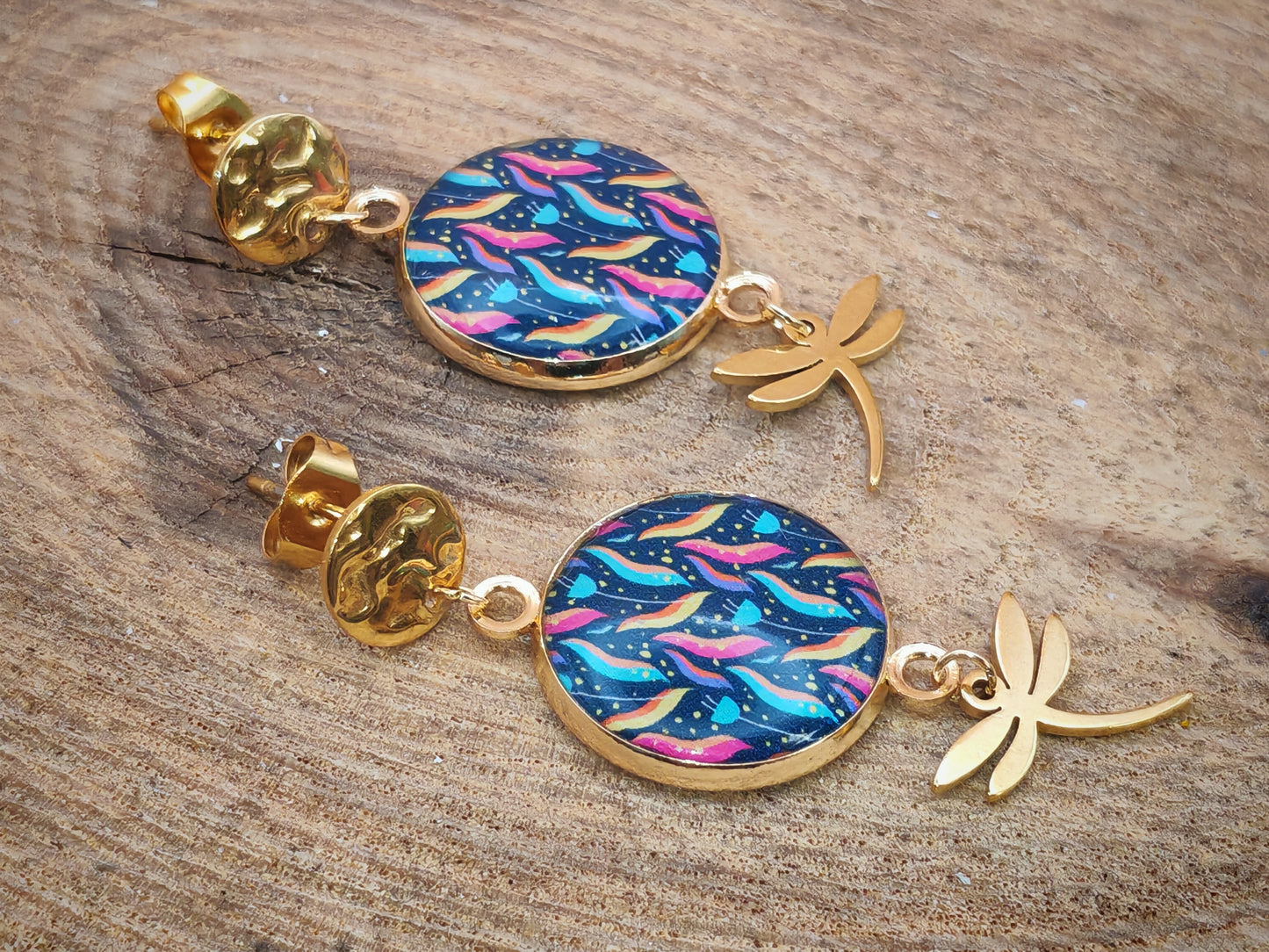 Boucles d’oreilles – Danse nocturne des libellules