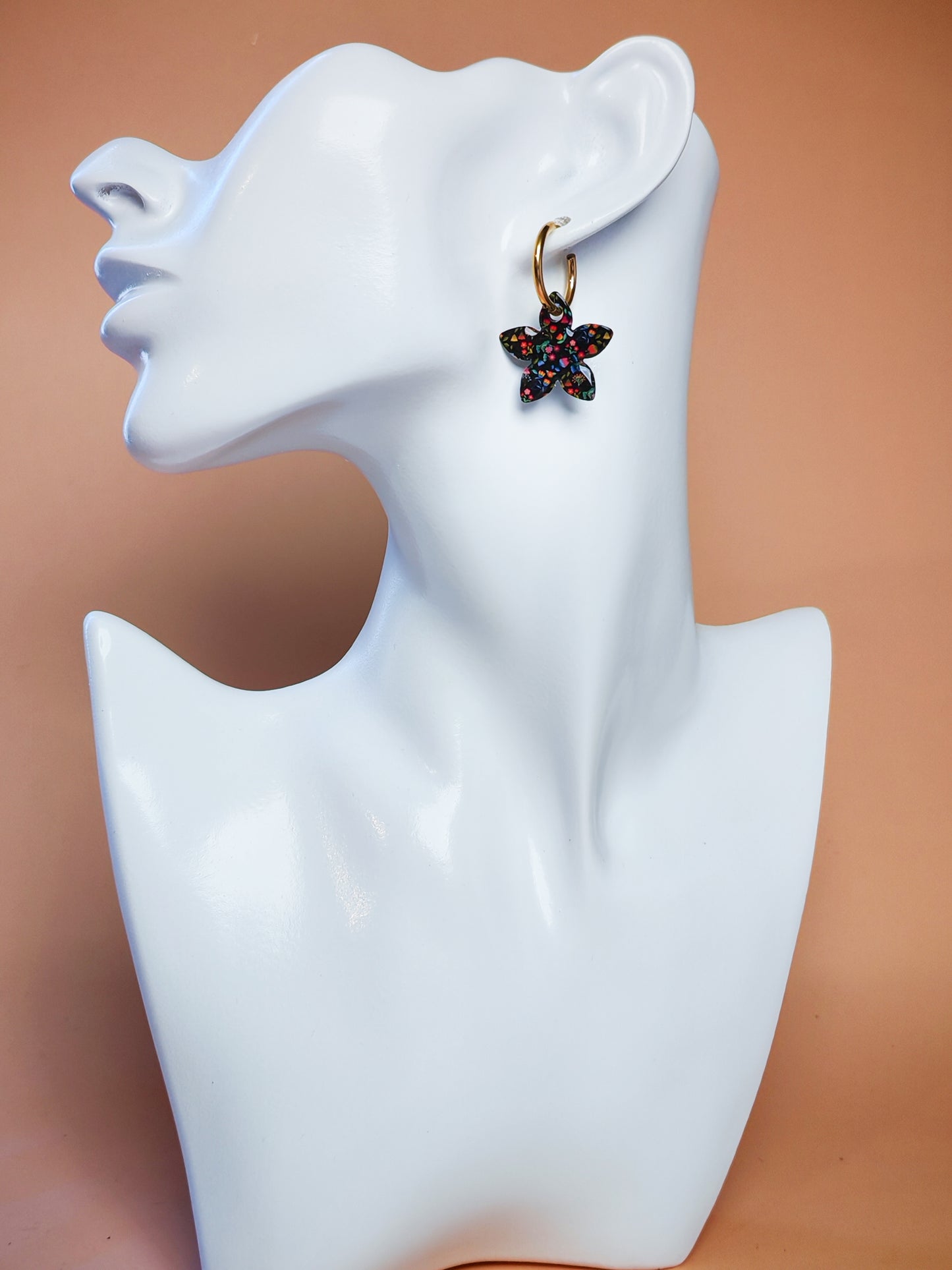 Boucles d’oreilles / Pampilles – Nuit fleurie