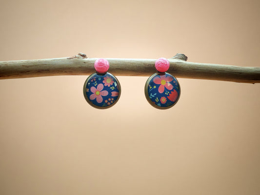 Clous d’oreilles – Floraison douce sur nuit tendre