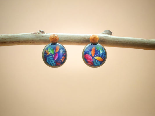Clous d’oreilles – Forêt tropicale en fête