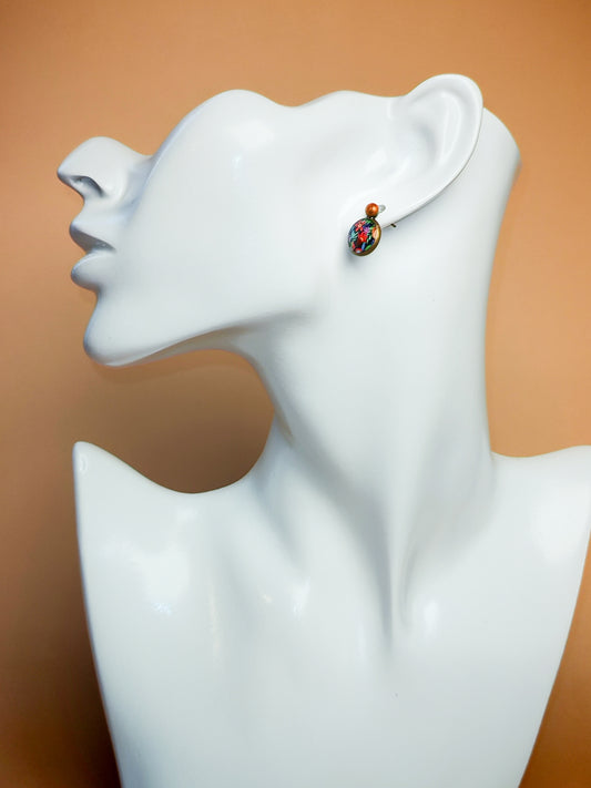 Clous d’oreilles – Jungle en fleurs
