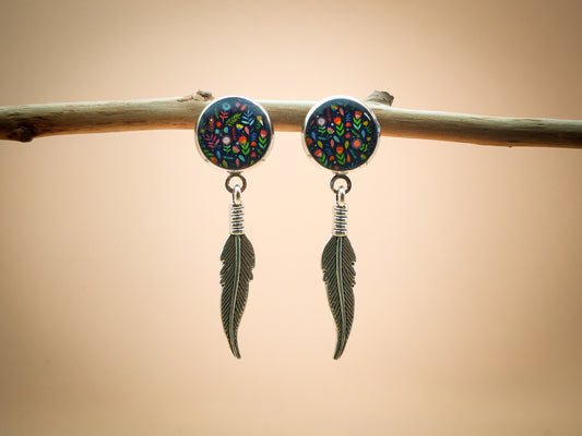 Boucles d’oreilles – Jardin folklorique