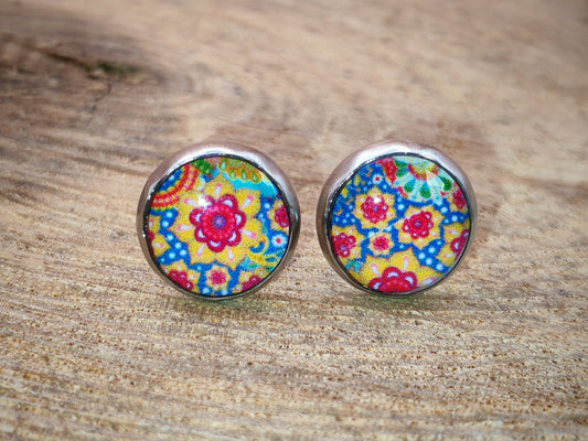 Clous cabochon de 8 mm – Jardin bohème