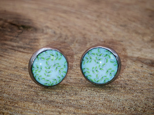 Clous cabochon de 8 mm – Feuillage délicat