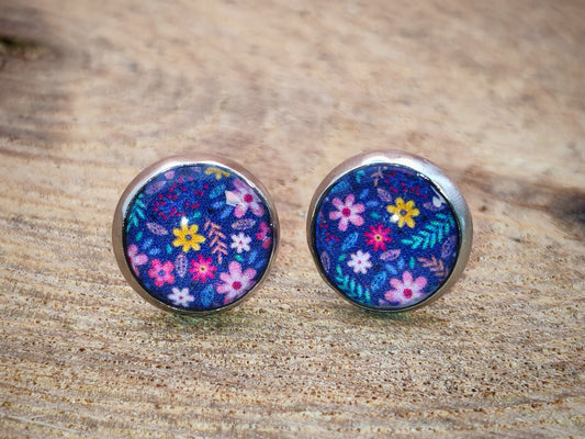 Clous cabochon de 8 mm – Prairie fleurie