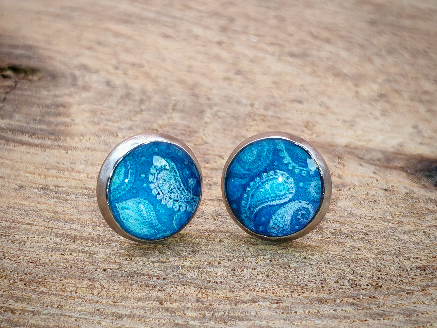 Clous cabochon de 8 mm – Arabesques marines