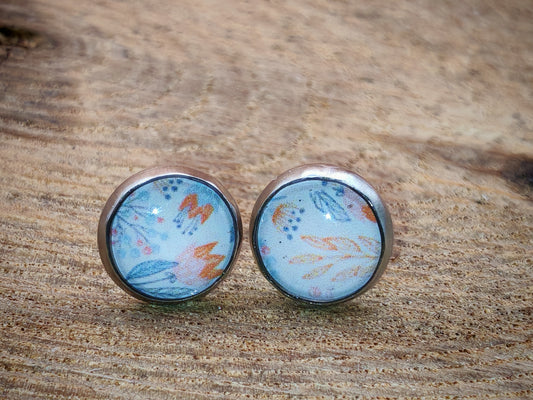 Clous cabochon de 8 mm – Feuilles d’automne