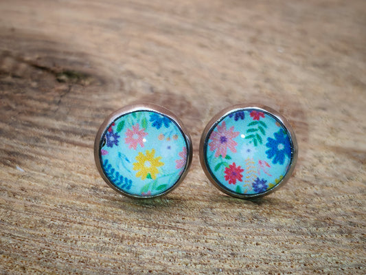 Clous cabochon de 8 mm – Bouquet d’été