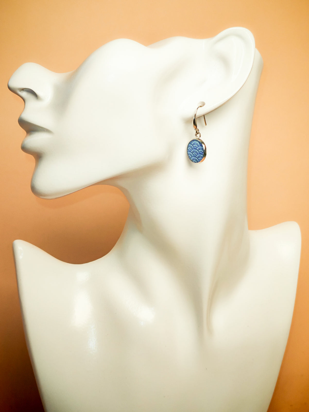 Boucles d’oreilles – Vagues d’azur